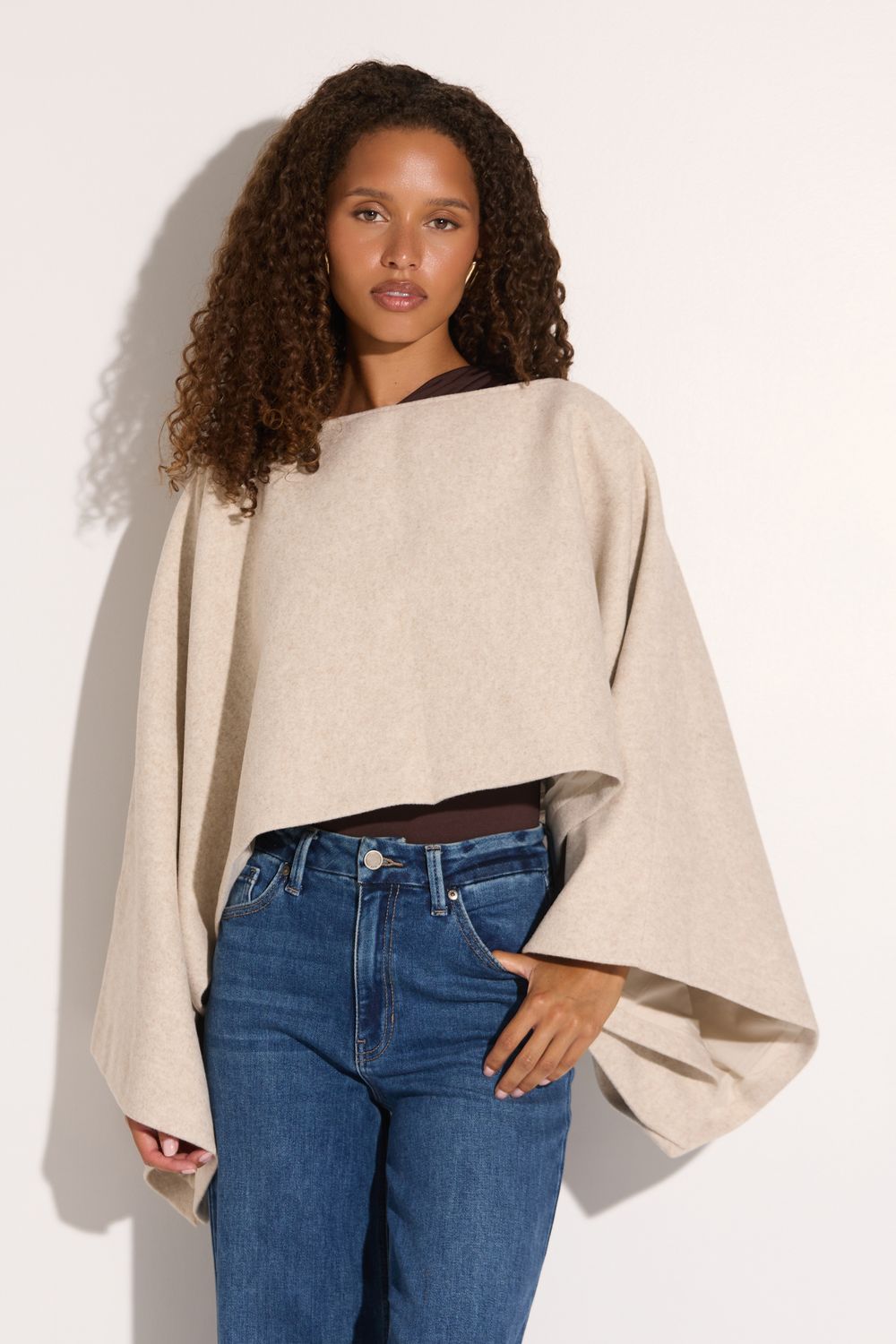 Lauren Hall Oatmeal Knit Top