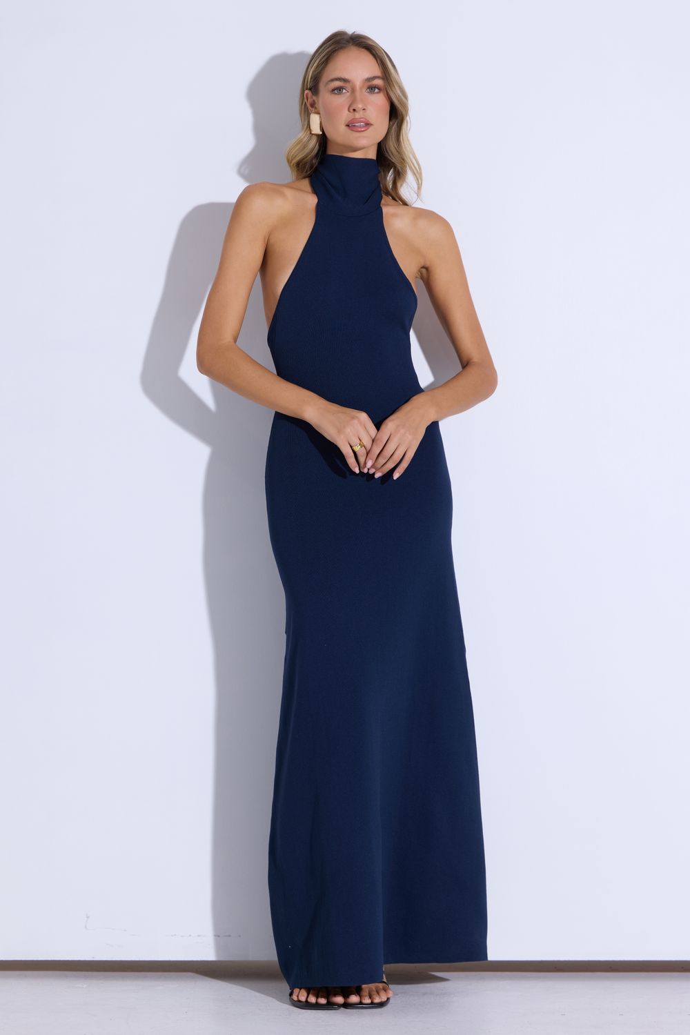 Tater's Winter Gala Navy Dress