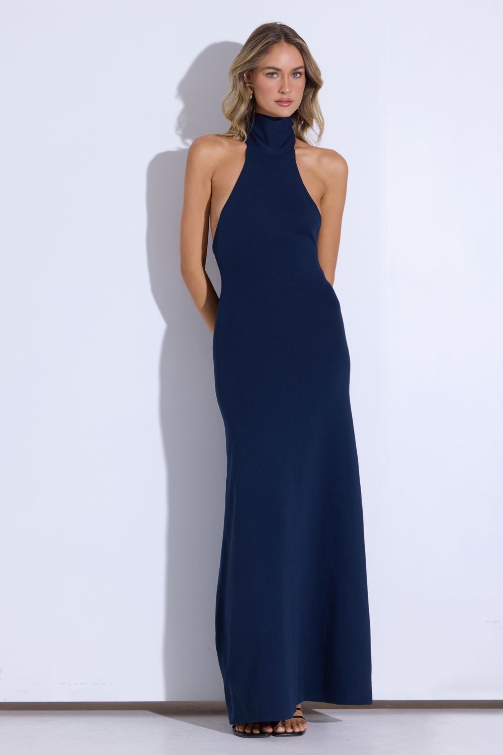 Tater's Winter Gala Navy Dress