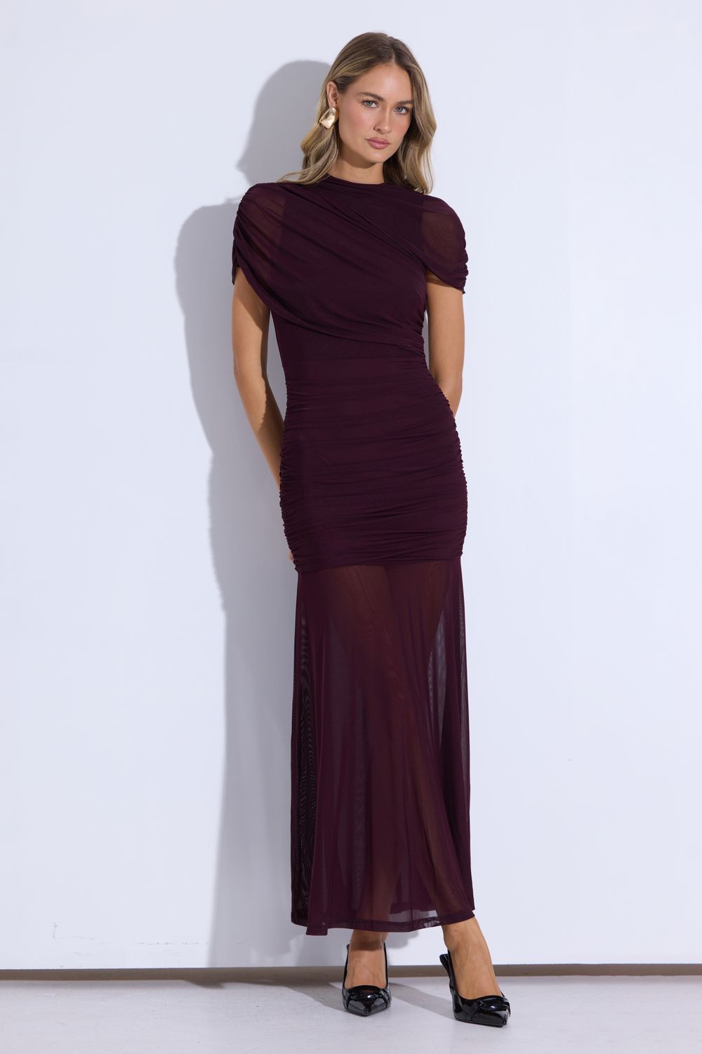 Americano Maroon Dress