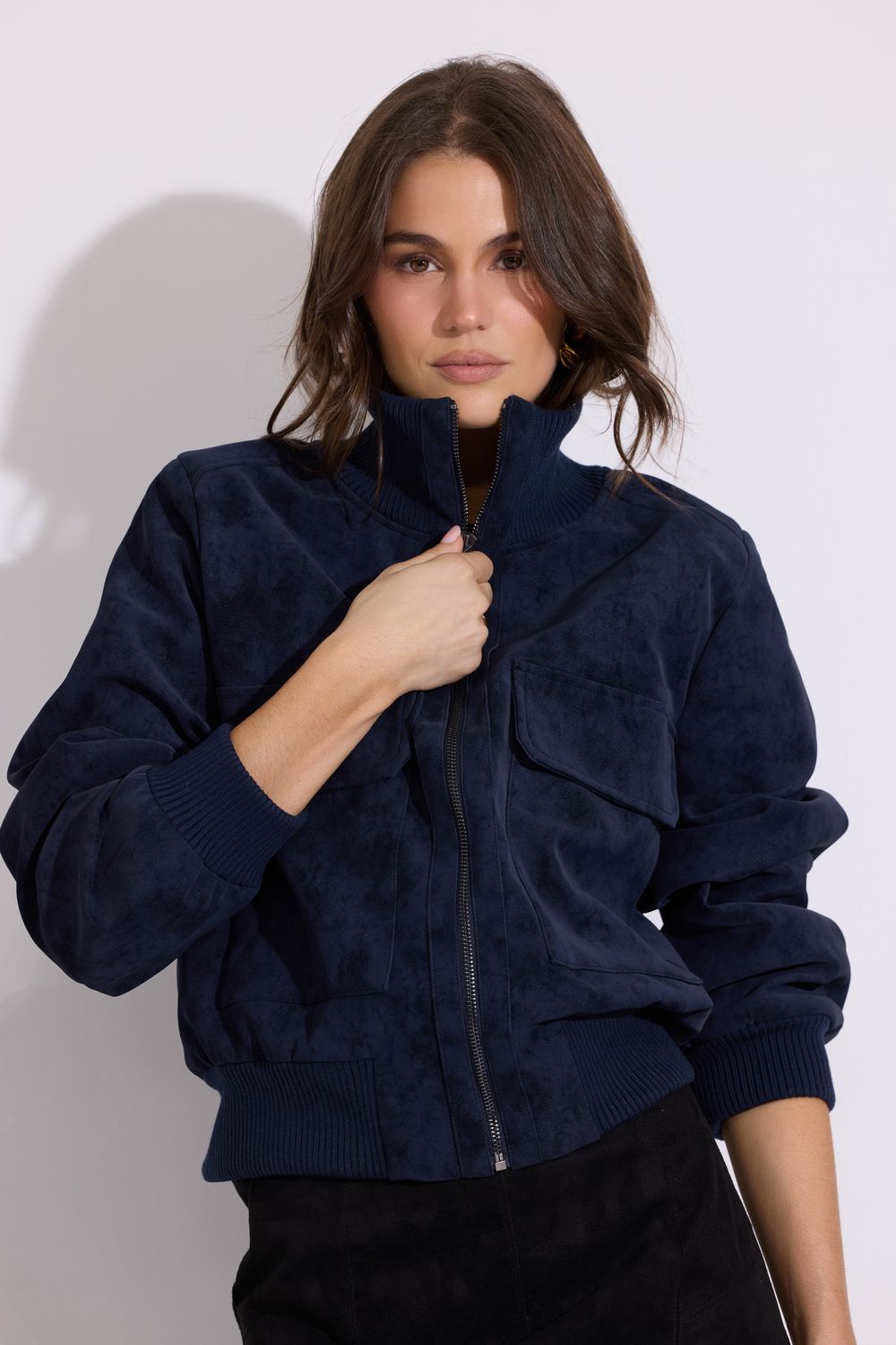 You're Suffocating Me Navy Jacket