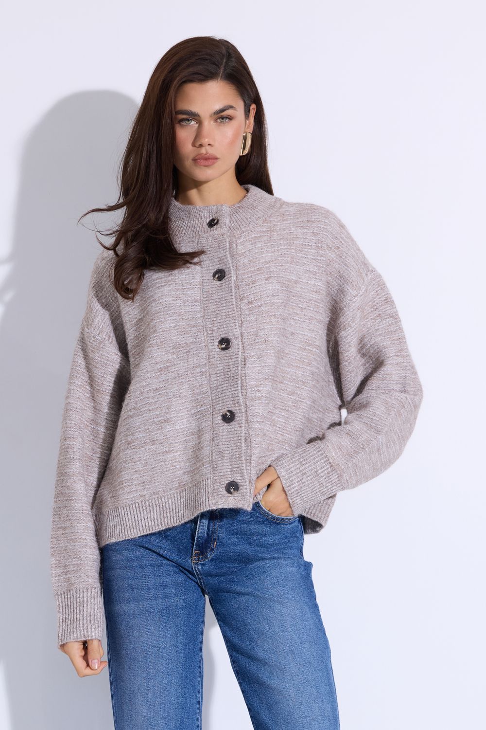 Gnat Latte Knit Top