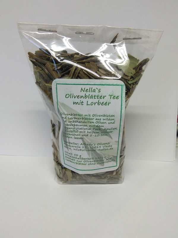 Nellas Olivenblätter Tee