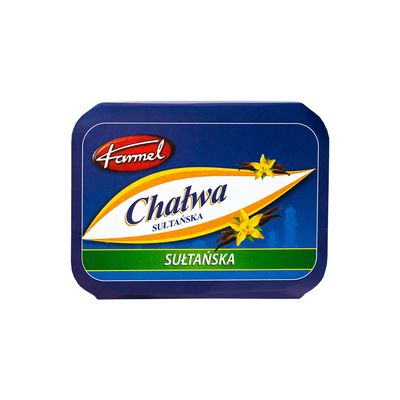 Chałwa sezamowa &quot;Sułtańska&quot; - waniliowa - blok 250g