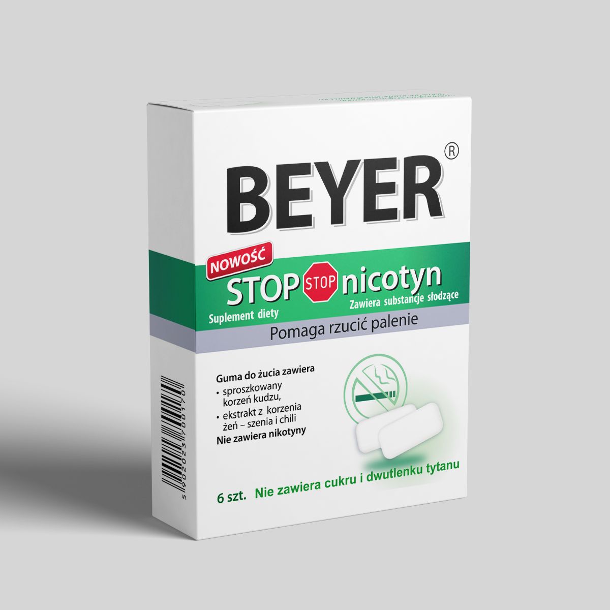 Stop 🛑 Nicotyn - guma do żucia 9g