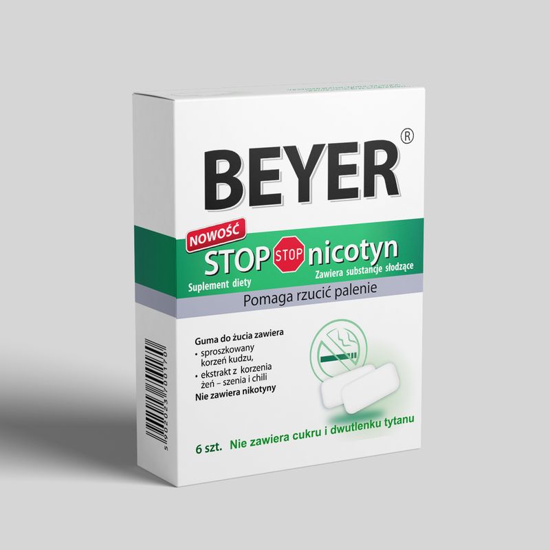 Stop 🛑 Nicotyn - guma do żucia 9 g