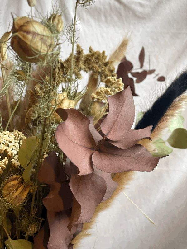 Bouquet et Vase - Ambre