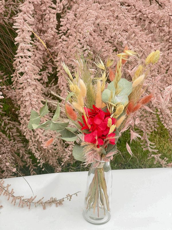 Bouquet et vase - Amandine