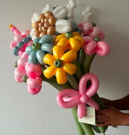 Assorted Balloon Flower Arrangement