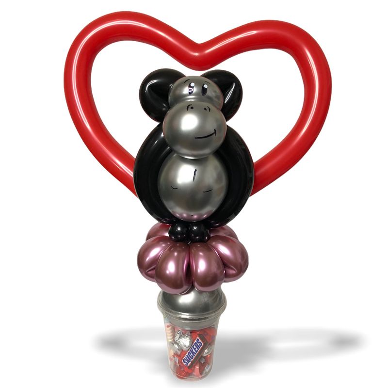 Balloon Animal Gorilla Treat Cup
