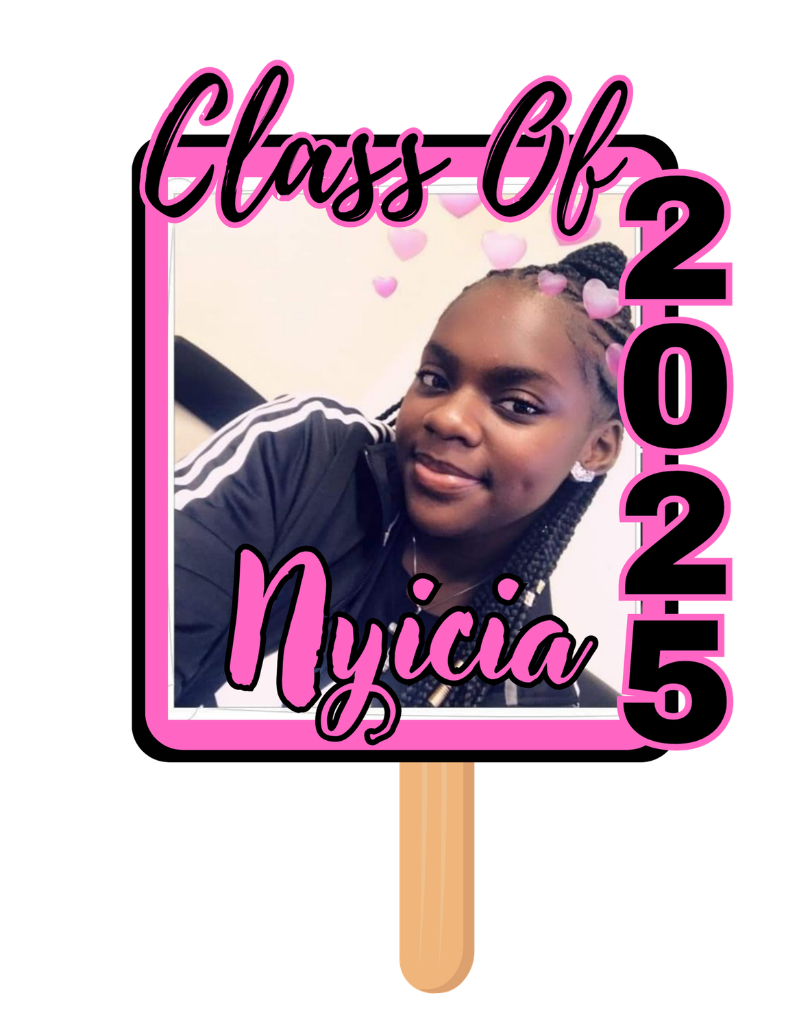 Personalized Graduation Fan