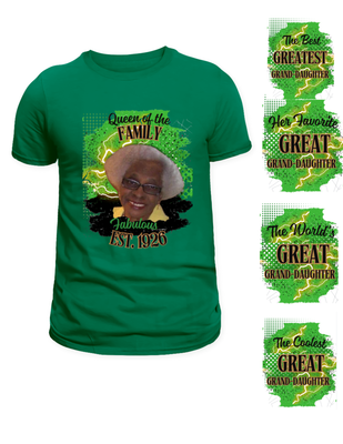 Grandma's Birthday Double Sided Shirt
