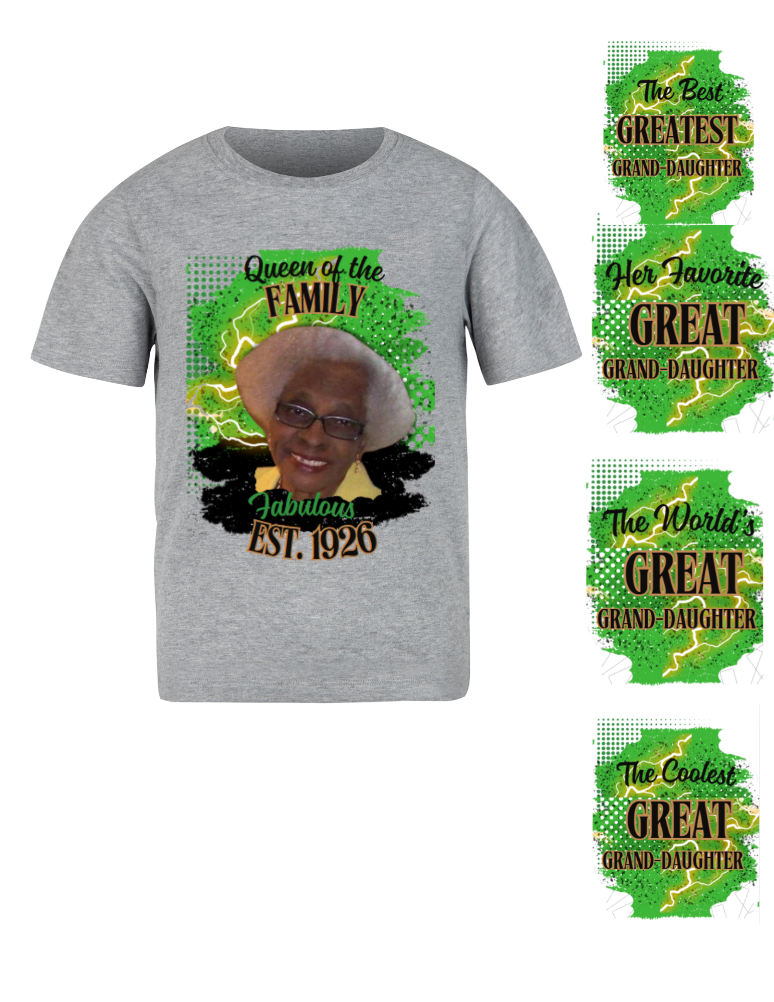 Grandma's Birthday Double Sided Shirt