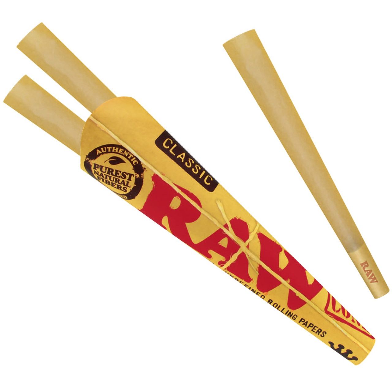 RAW Natural Unrefined King Size Cones