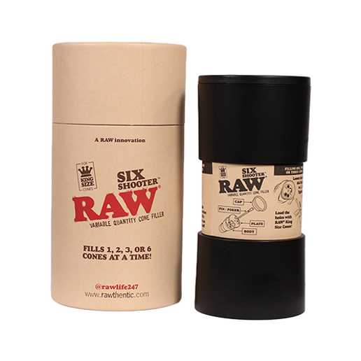 RAW Six Shooter for King Size Cones | Cone Loader Filling Device