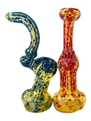 8&quot; Heavy Colored Fumed Bubbler