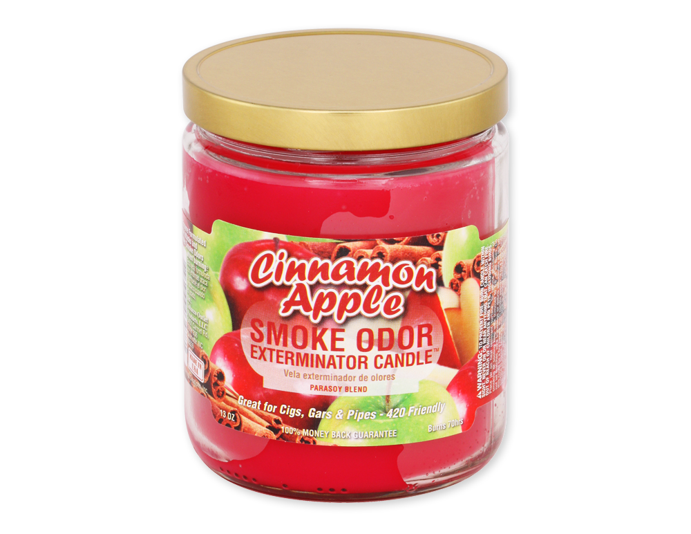 Smoke Odor Exterminator 13oz Jar Candle - Cinnamon Apple