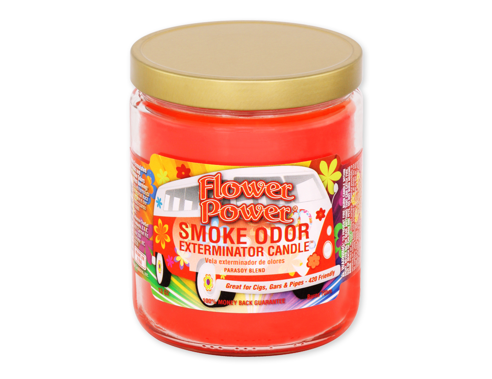 Smoke Odor Exterminator 13oz Jar Candle - Flower Power