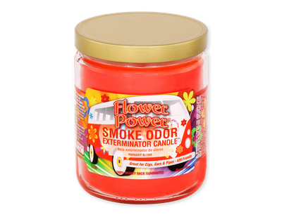 Smoke Odor Exterminator 13oz Jar Candle - Flower Power