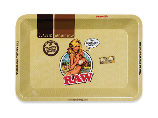 RAW Mini Rolling Tray Bikini Girl