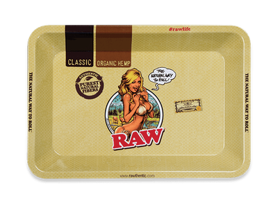 RAW Mini Rolling Tray Bikini Girl