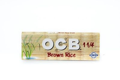 OCB Brown Rice Rolling Paper 1 1/4
