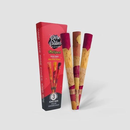 Rose Palms Cones Real Rose Petals King Size