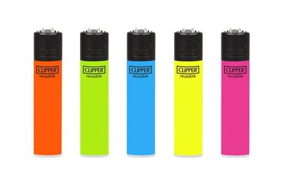 Clipper Lighter Solid Fluorescent