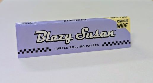 Blazy Susan King Size Wide Rolling Papers - PURPLE
