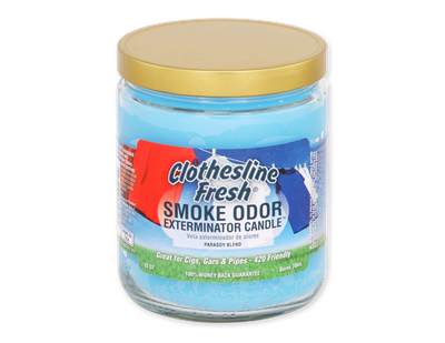 Smoke Odor Exterminator 13oz Jar Candle - Clothesline Fresh