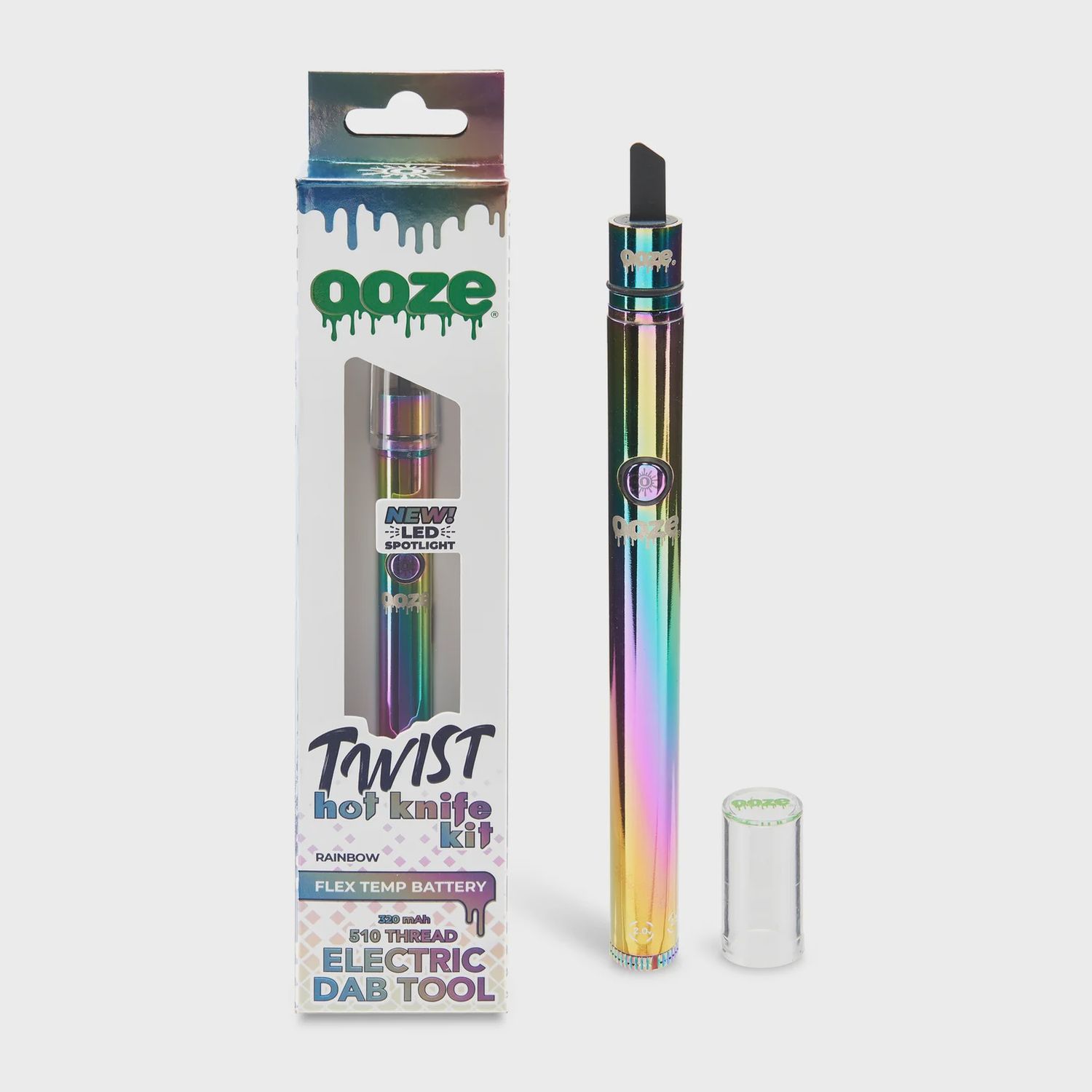 Ooze Hot Knife Attachment with LED Spotlight (Rainbow)