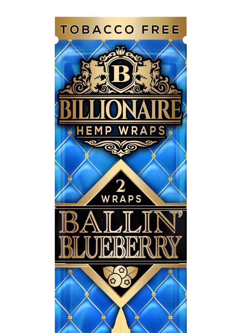 Billionaire Hemp Wraps Ballin Blueberry