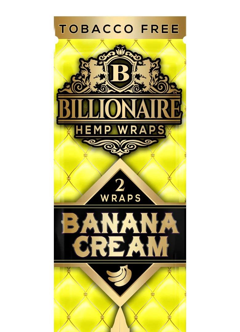 Billionaire Hemp Wraps Banana Cream