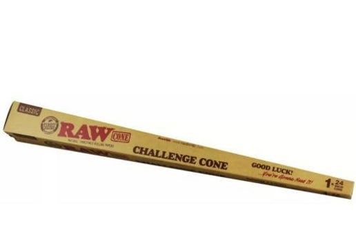 RAW Classic Challenge 24&#39;&#39; Cone | One Giant Pre-rolled Cone | Natural Unrefined Vegan Friendly Paper | 2 Feet Long