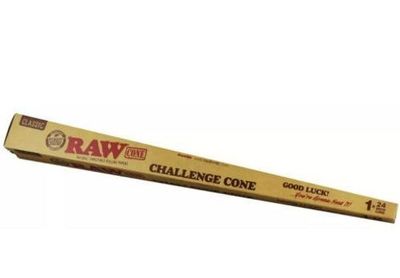 RAW Classic Challenge 24&#39;&#39; Cone | One Giant Pre-rolled Cone | Natural Unrefined Vegan Friendly Paper | 2 Feet Long
