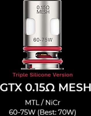 Vaporesso GTX .15 Mesh Coils 5 Pack