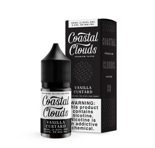 Coastal Clouds Salt E-liquid 50mg Vanilla Custard