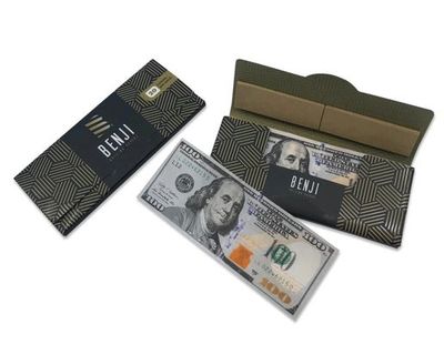Benji $100 Rolling Papers With Tips