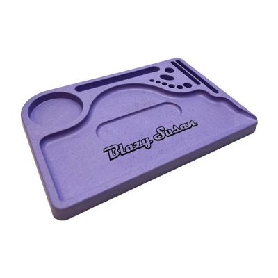 Blazy Susan Hemp Tray Purple