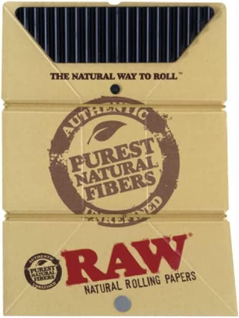 RAW Boarding Pass Portable Rolling Tray with Built-in Ridged &quot;breaker&quot; Style Flat Shedder