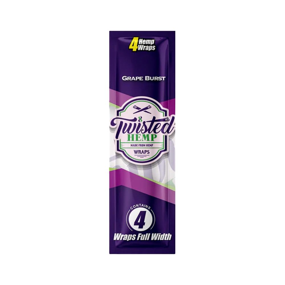Twisted Hemp Wrap Grape Burst