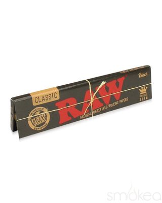 RAW Black King Size Slim Rolling Papers