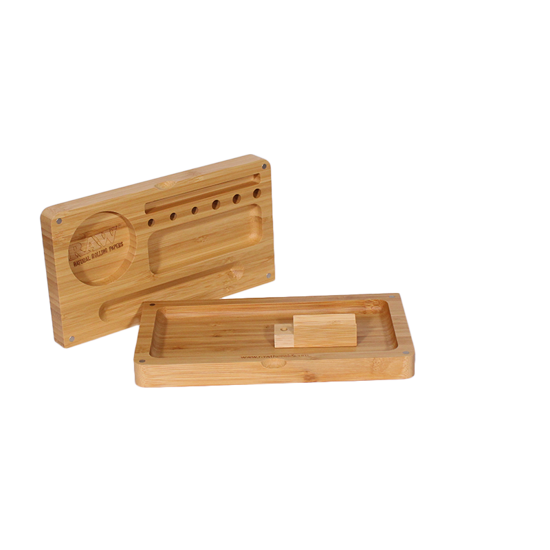 RAW Backflip Magnetic Bamboo Rolling Tray