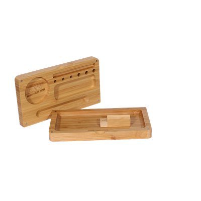 RAW Backflip Magnetic Bamboo Rolling Tray