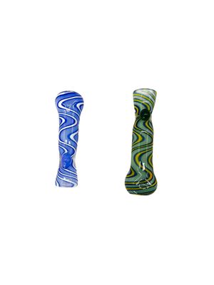 Wigwag Slime Tubing Glass Chillum 3&quot;