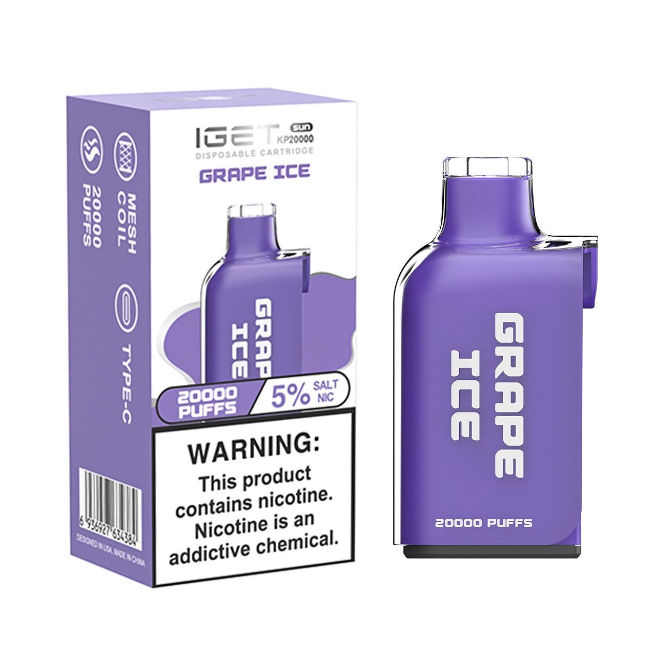 Iget Sun KP20000 Cartridge Grape Ice
