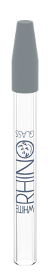 White Rhino Quartz Straw w/ Silicone Cap