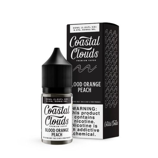 Coastal Clouds Salt E-liquid Blood Orange Peach 35mg