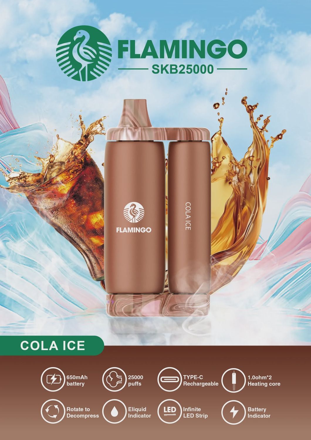 Flamingo SKB25000 Cola Ice