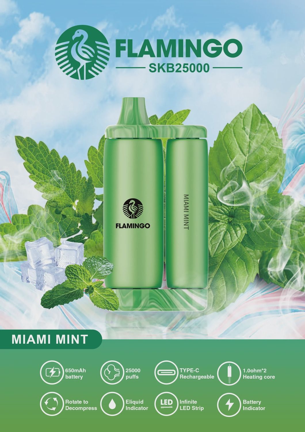Flamingo SKB25000 Miami Mint